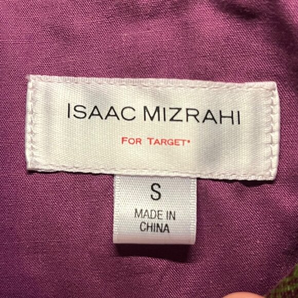 Isaac Mizrahi Velvet Bohemian Paisley Design Purple Grn Jacket Womens Size Small - Picture 5 of 7